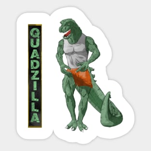 Quadzilla (Version 1) (Color 1) Sticker